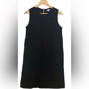GAP Eyelet Embroidered 100% Cotton Midi Dress Sleeveless Lined Shift Sz M Chic
